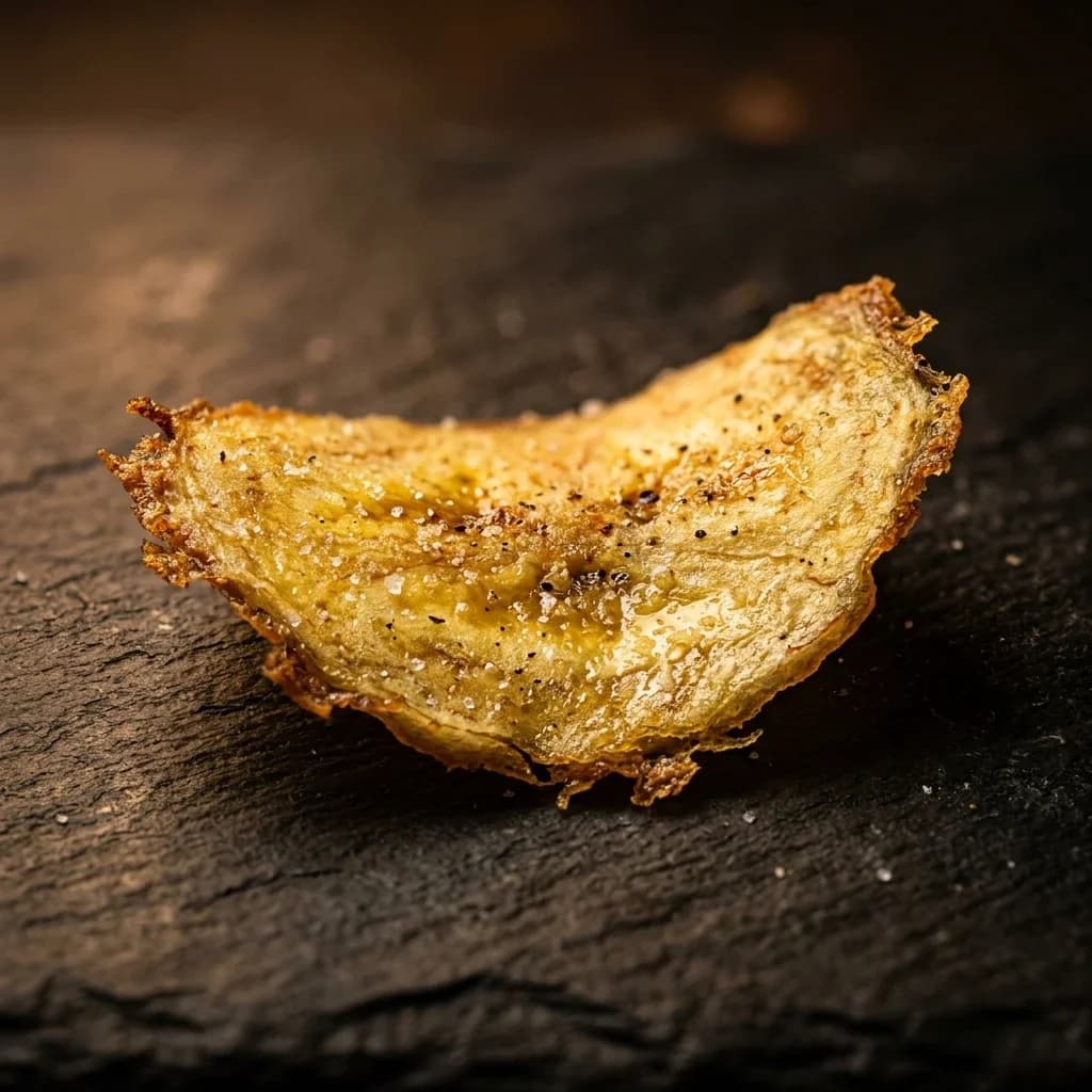 Black Pepper Banana Round Chips